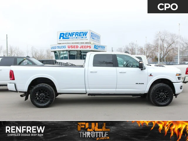 2025 RAM 3500 Limited * Cummins Diesel | 5th Wheel & Gooseneck | Adaptive Cruise | Apple CarPlay | Tonneau Cover