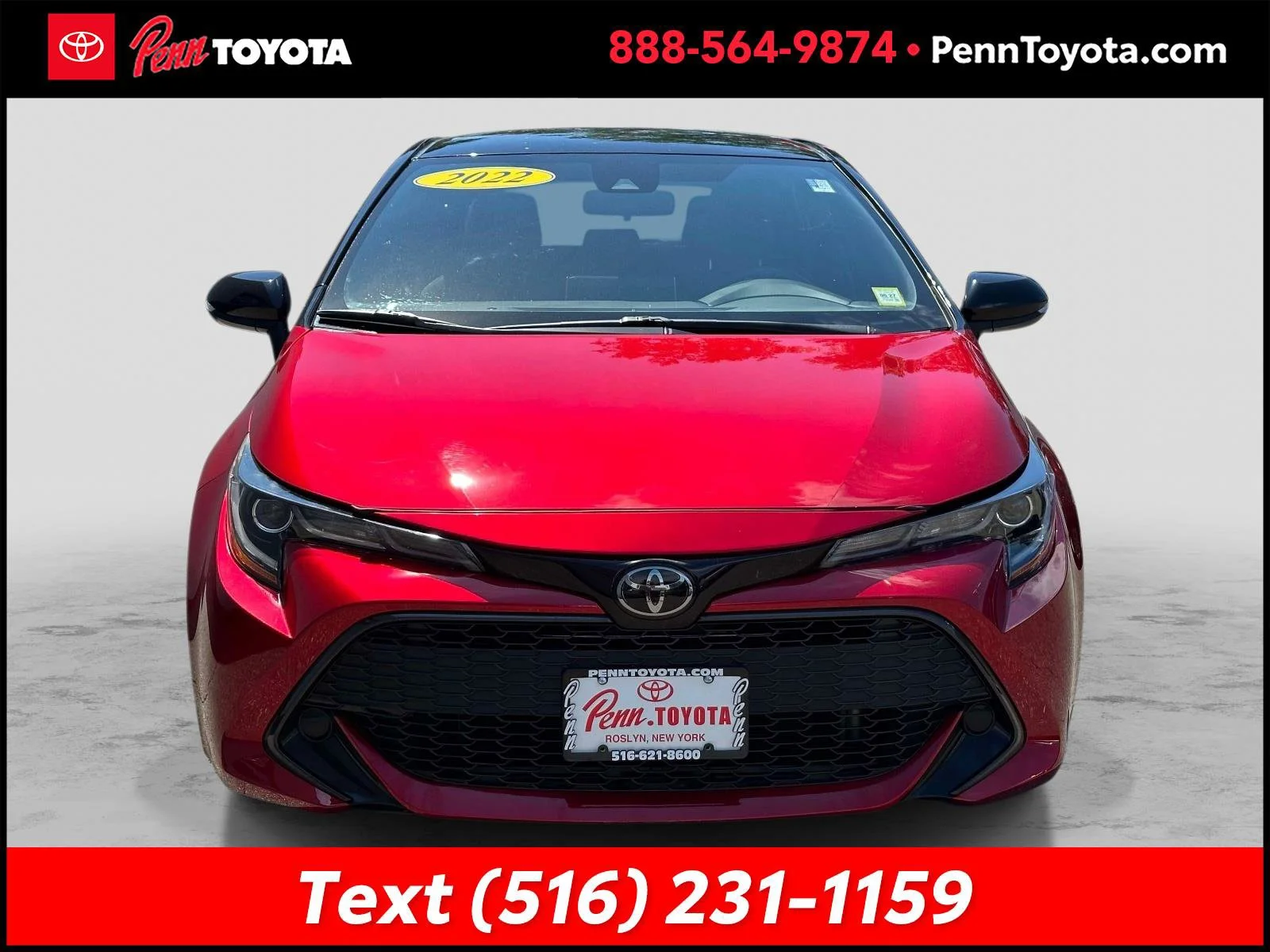 Used 2022 FINISH LINE RED Toyota SE image 9