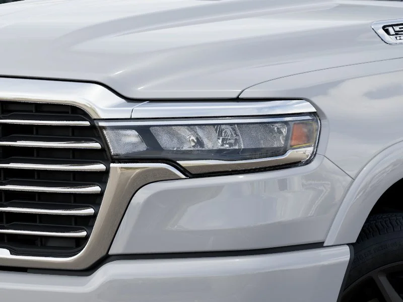 New 2026 Bright White Clear-Coat Exterior Paint RAM Laramie image 46