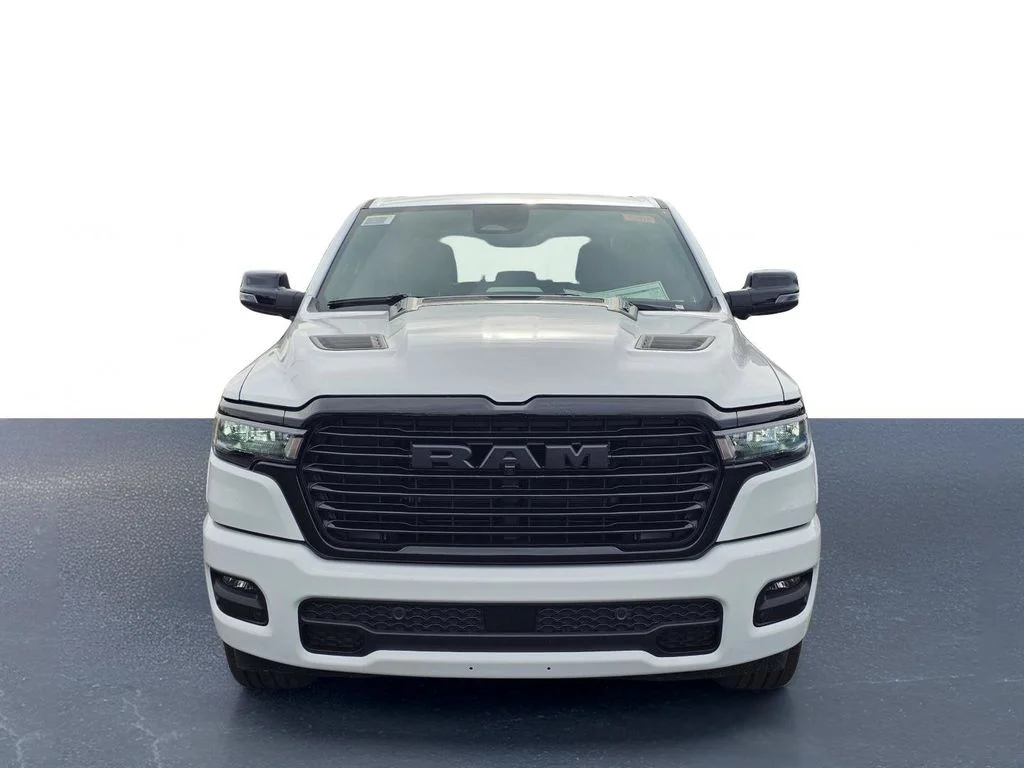 New 2026 Bright White Clear-Coat Exterior Paint RAM Laramie image 2