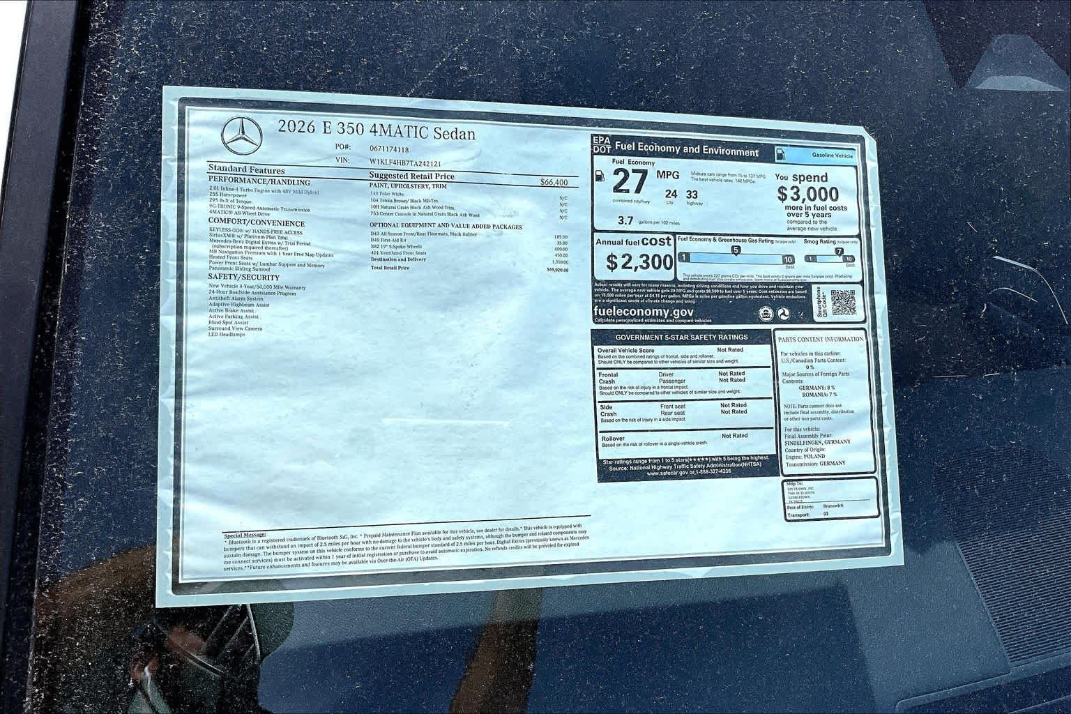 New 2026 Polar White Mercedes-Benz E 350 image 22