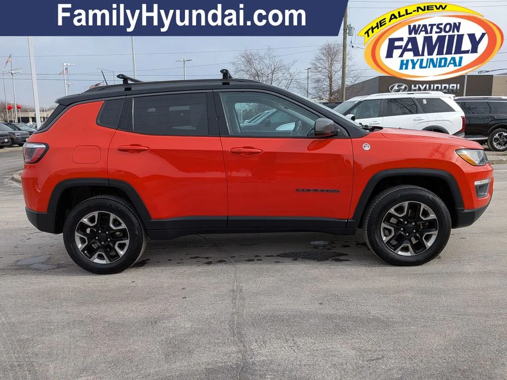 Used 2018 Jeep Compass Trailhawk with VIN 3C4NJDDB7JT424267 for sale in Tinley Park, IL