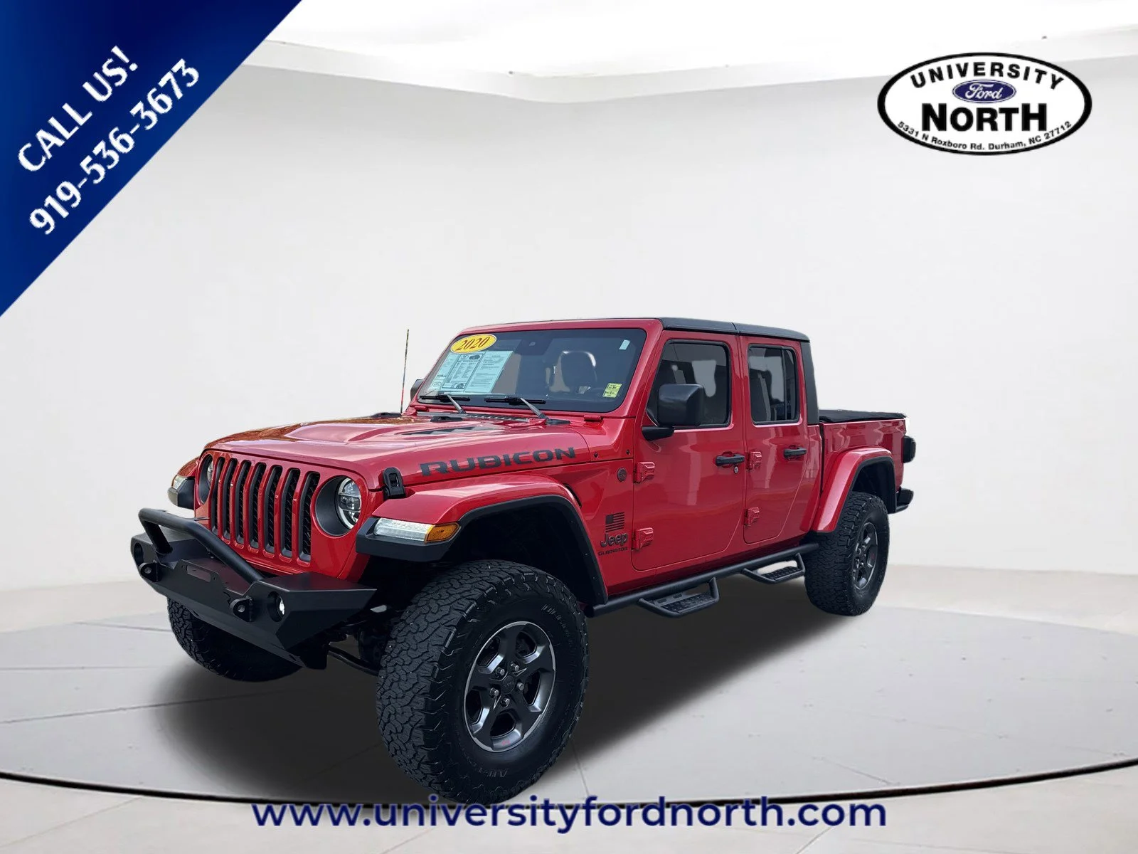 Used 2020 Firecracker Red Clearcoat Jeep Rubicon image 3