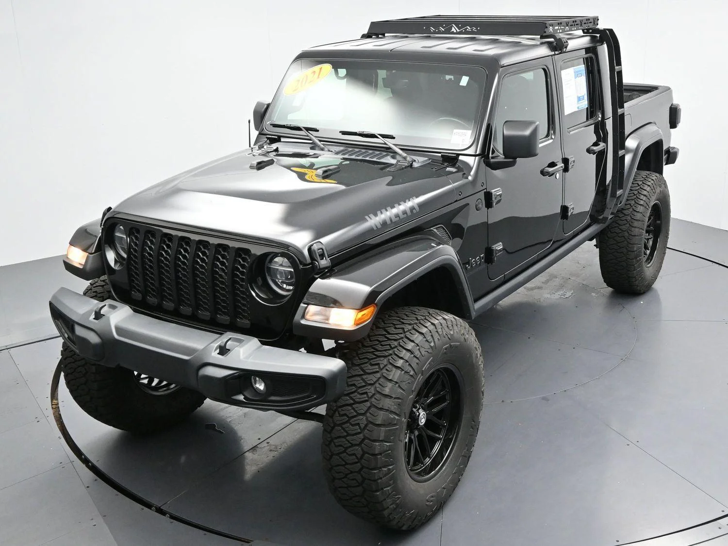 Used 2021 Black Clearcoat Jeep Willys image 36