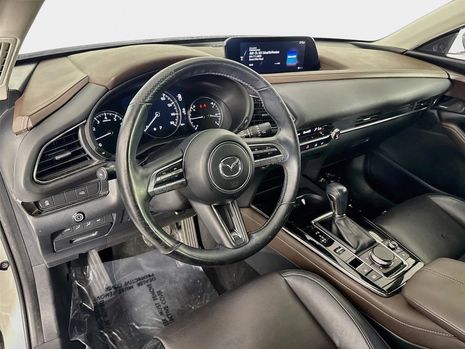Used 2021 Snowflake White Pearl Mica Mazda Turbo Premium Package image 9
