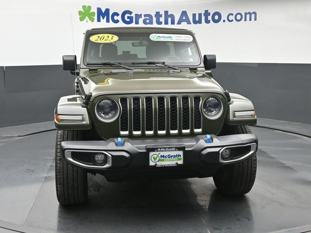 Used 2023 Green Jeep Sahara 4xe image 6