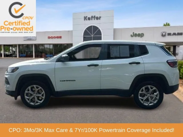 Certified Used 2024 White Jeep Sport image 2