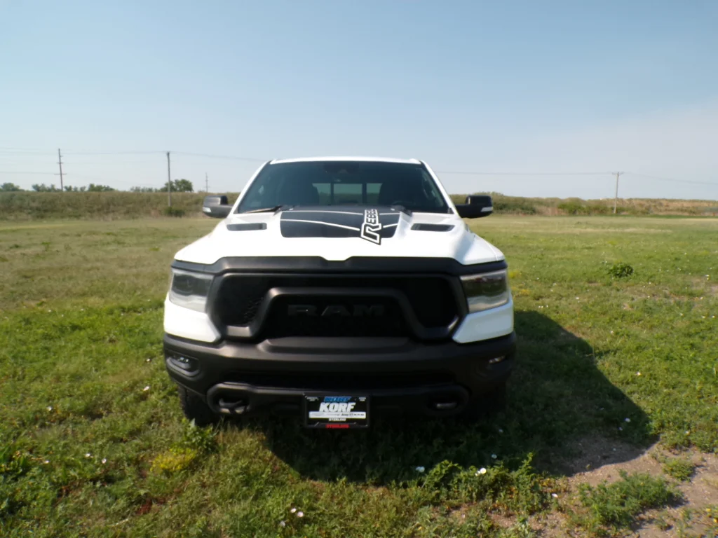 Used 2021 Bright White Clearcoat Ram Rebel image 2