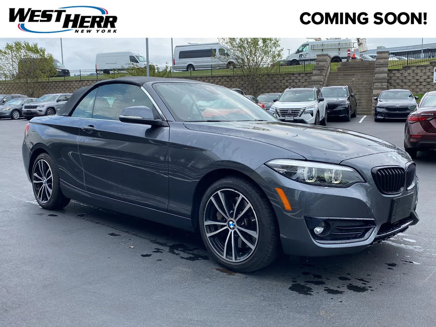 Used 2021 Mineral Grey Metallic BMW 230i xDrive image 1