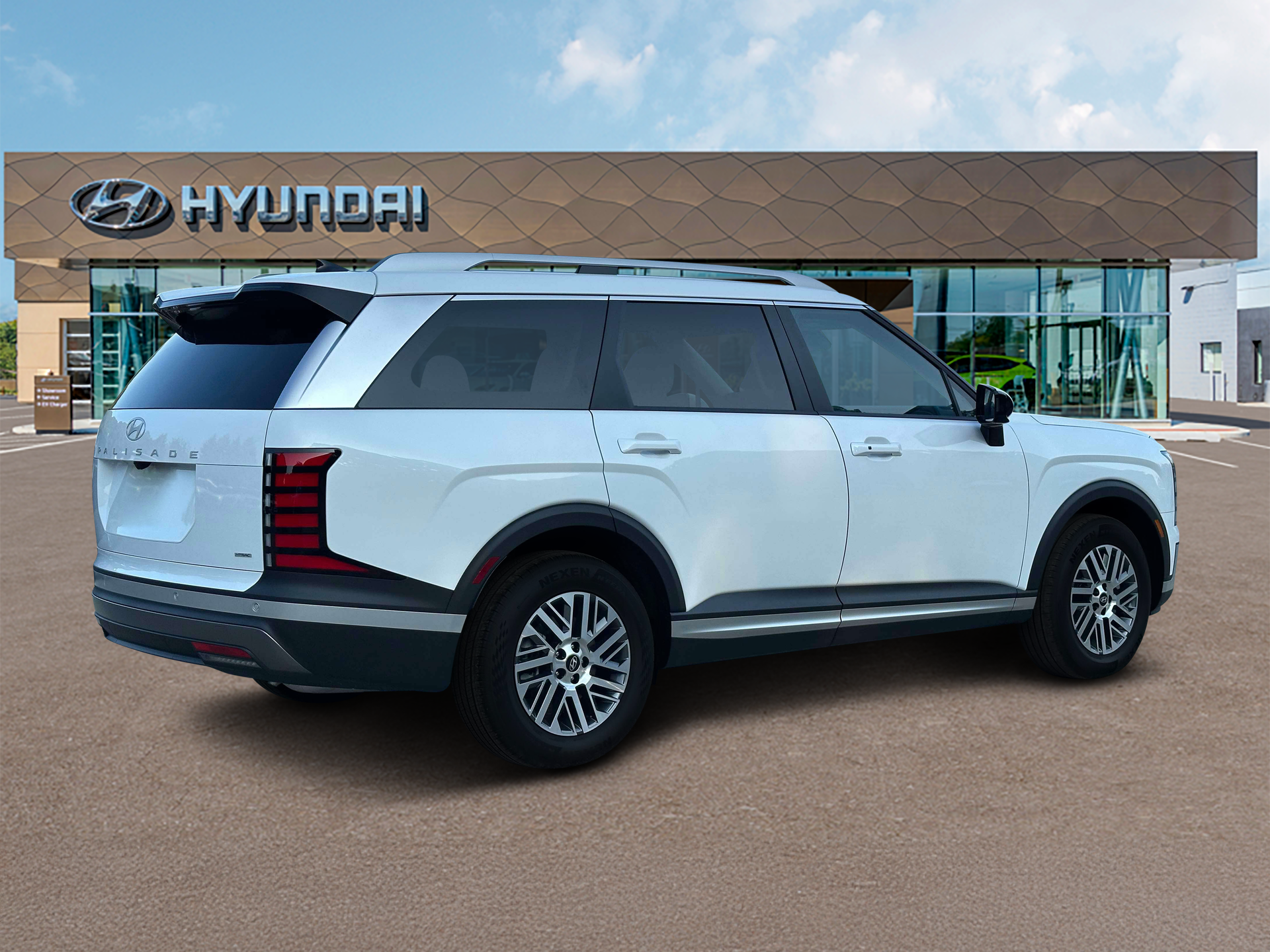 New 2027 White Hyundai SEL AWD image 8