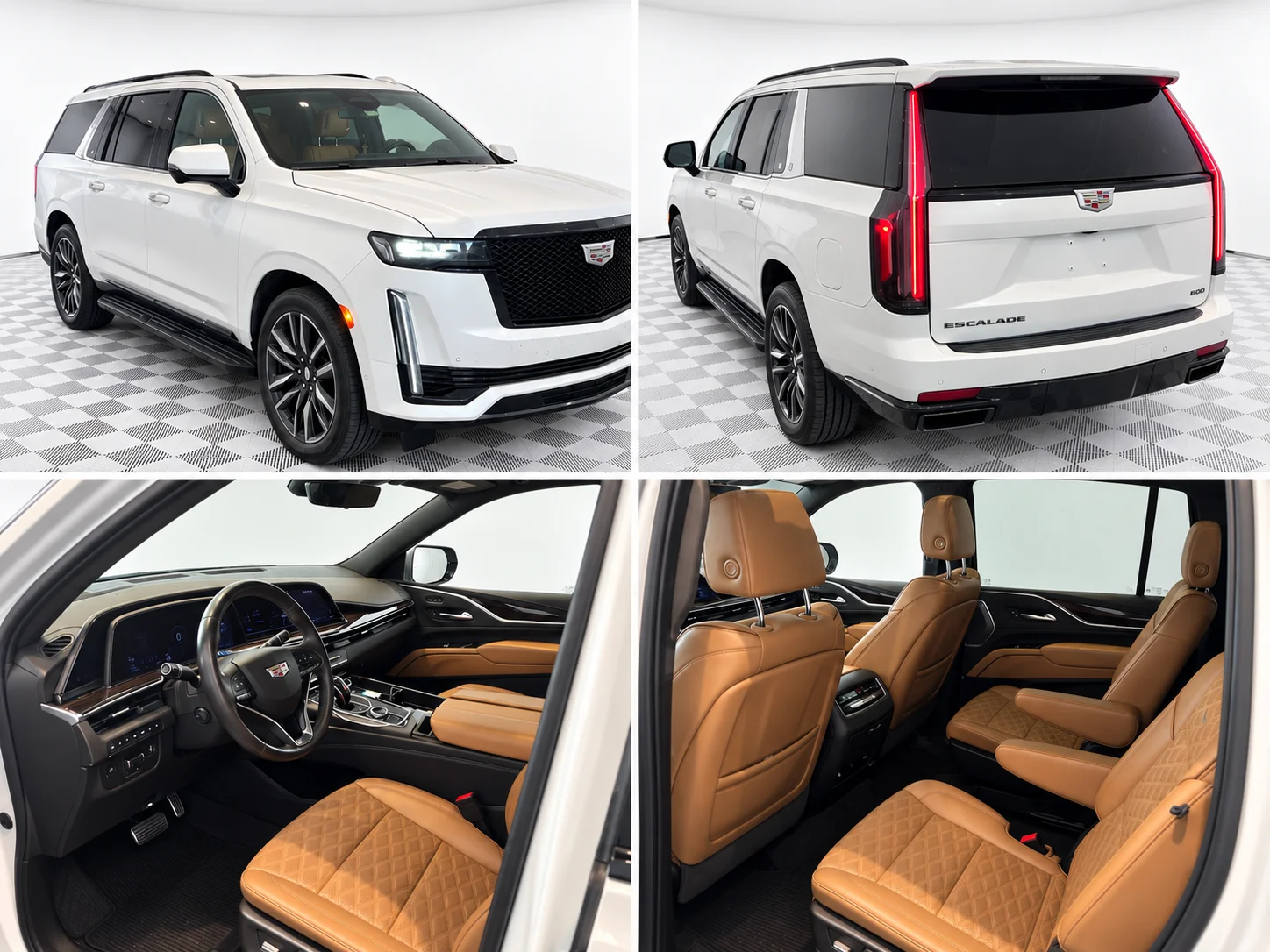 Used 2022 White Cadillac Sport image 1