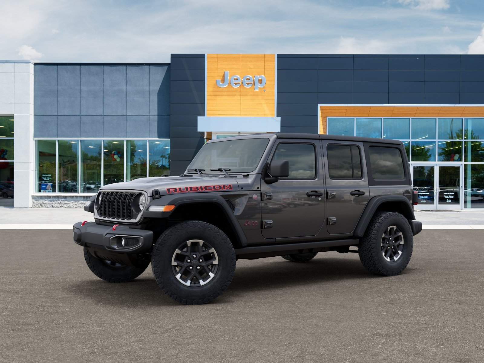 New 2026 Granite Crystal Metallic Clear-Coat Exterior Paint Jeep Rubicon image 28