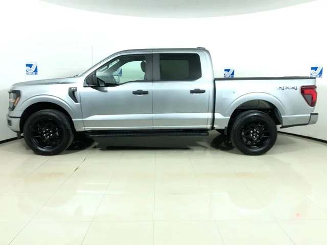 New 2025 ICONIC SILVER Ford STX w/STX Black Appearance Package Super Crew Cab image 2