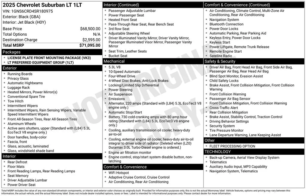 Used 2025 Black Chevrolet LT image 7