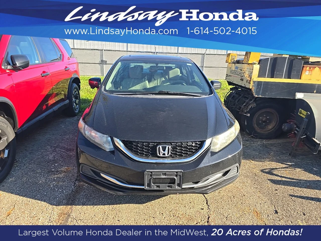 Used 2015 Black Honda EX image 2