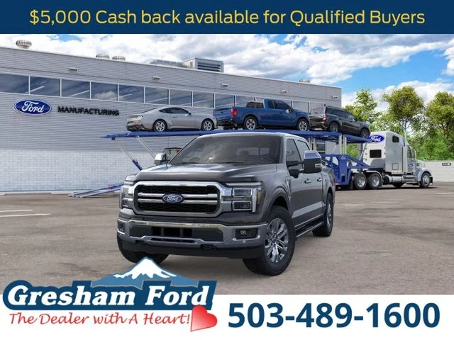 New 2026 Agate Black Metallic Ford Lariat image 2