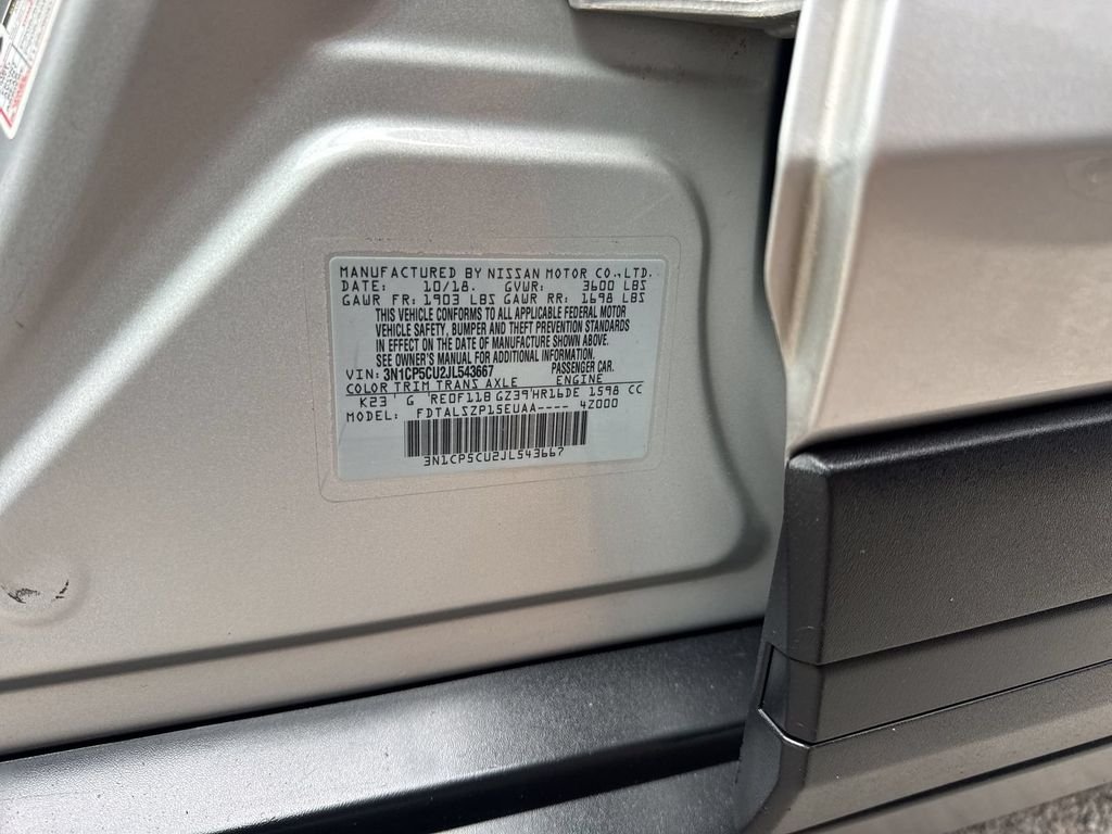 Used 2018 Silver Nissan SV image 24