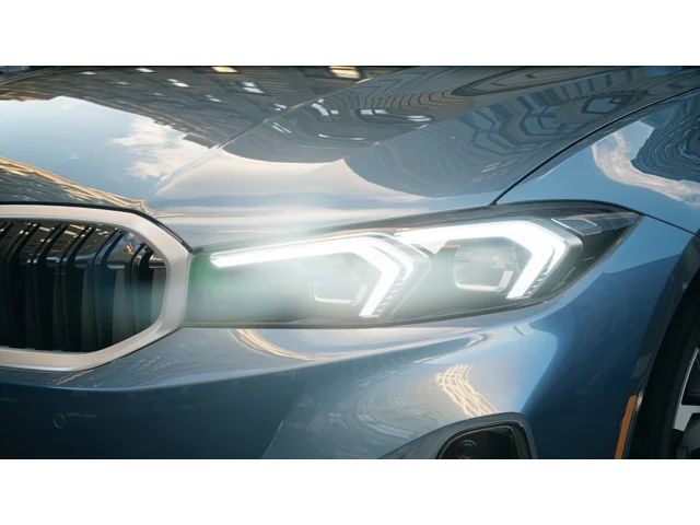 New 2026 Arctic Race Blue metallic BMW 330i image 6