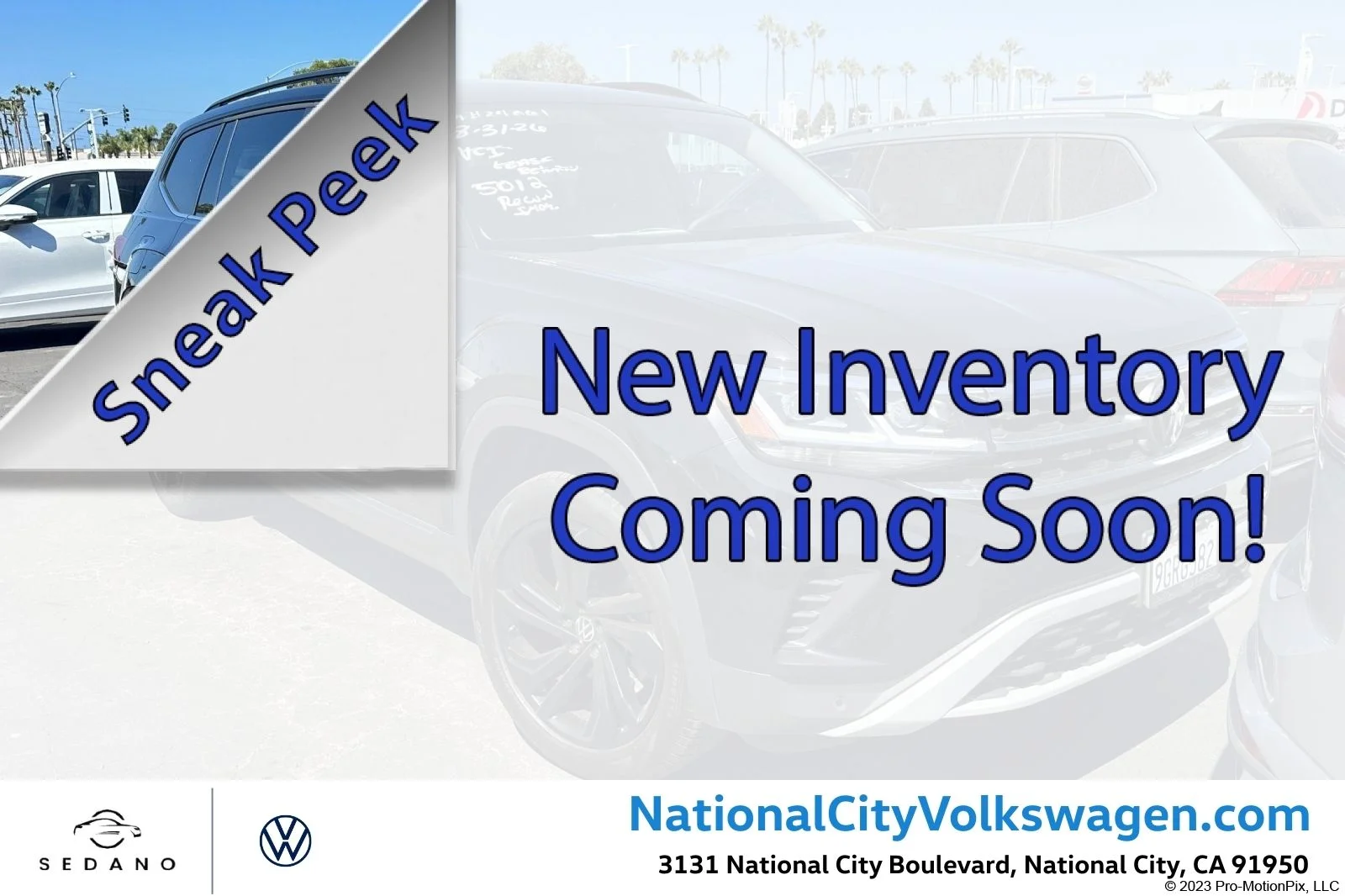 Used 2023 Black Volkswagen 3.6L V6 SE w/Technology image 1