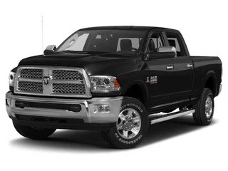 Used 2017 Brilliant Black Crystal Pearlcoat Ram SLT image 1