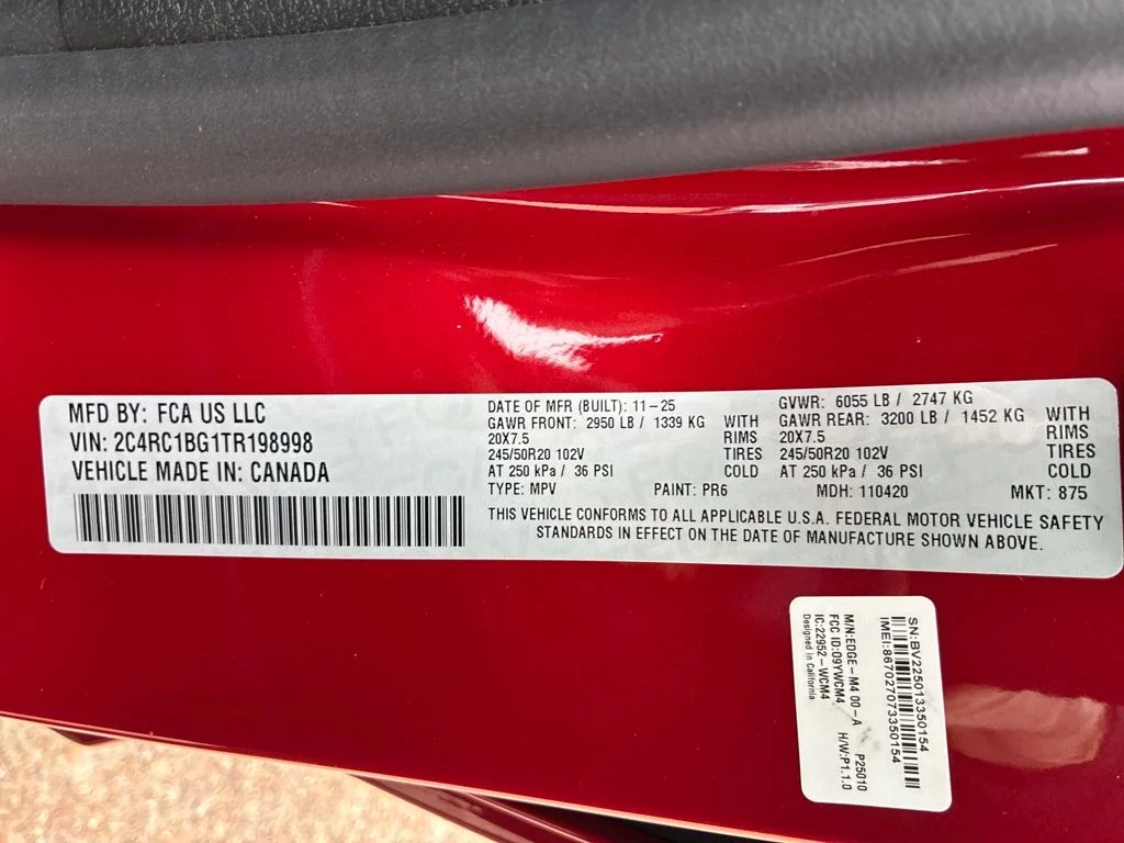 New 2026 Red Hot Pearl-Coat Exterior Paint Chrysler Select image 29