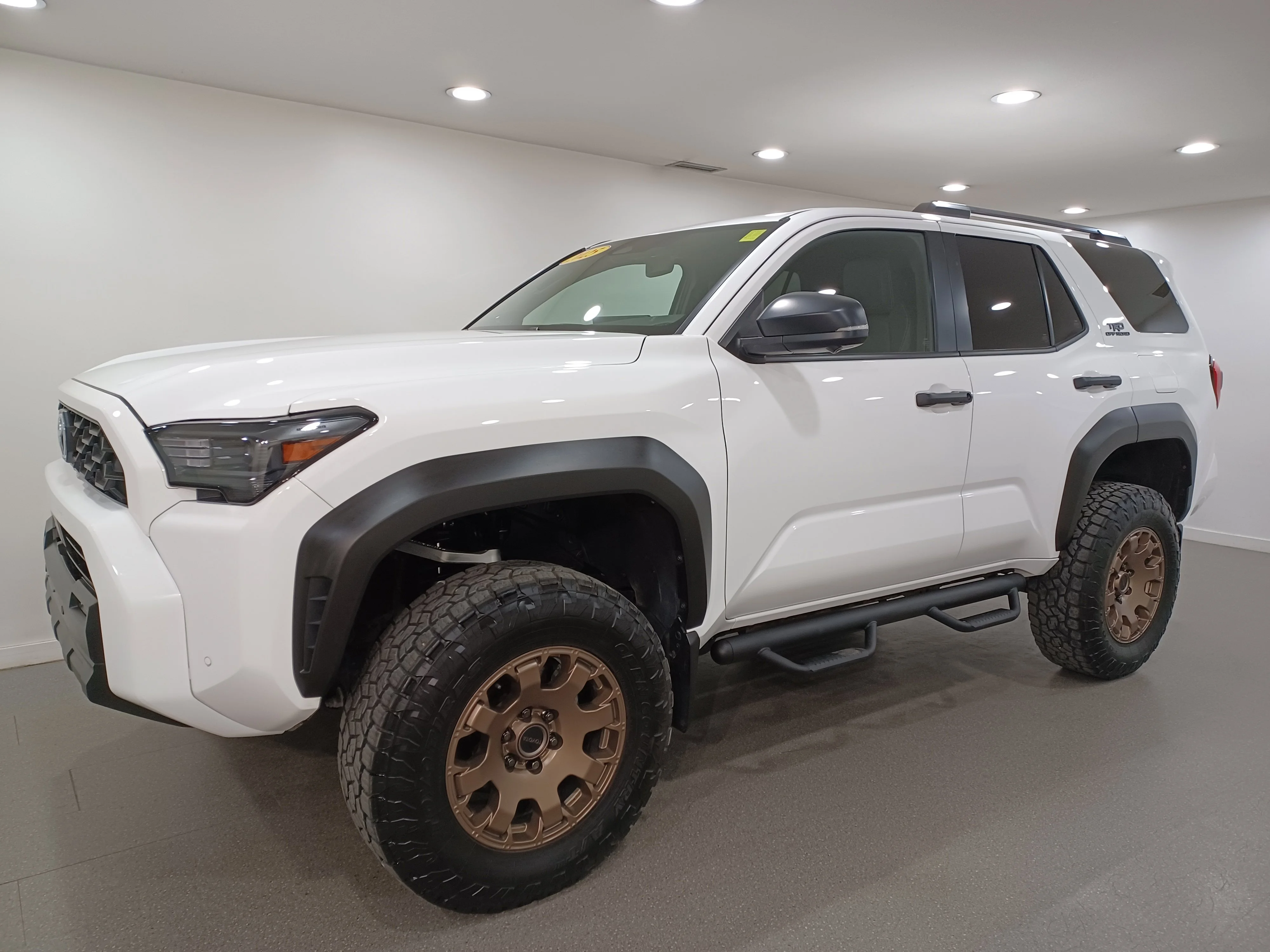 Certified Used 2025 Wind Chill Pearl Toyota TRD Off-Road 4x4*33in Tires | 3.5 Lift | Side Steps | 360 Cam | Cooled Leather | Sunroof image 2