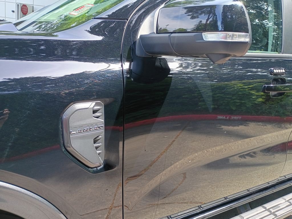 Used 2024 Shadow Black Ford Lariat image 9