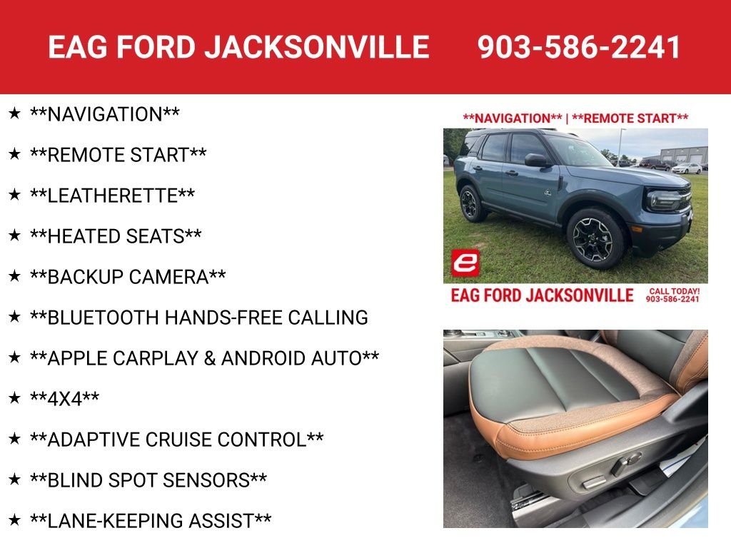 New 2026 Azure Gray Metallic Tri-Coat Ford Outer Banks® image 4