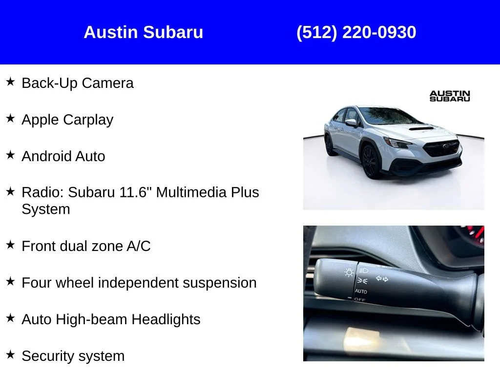 New 2026 White Subaru Base image 9