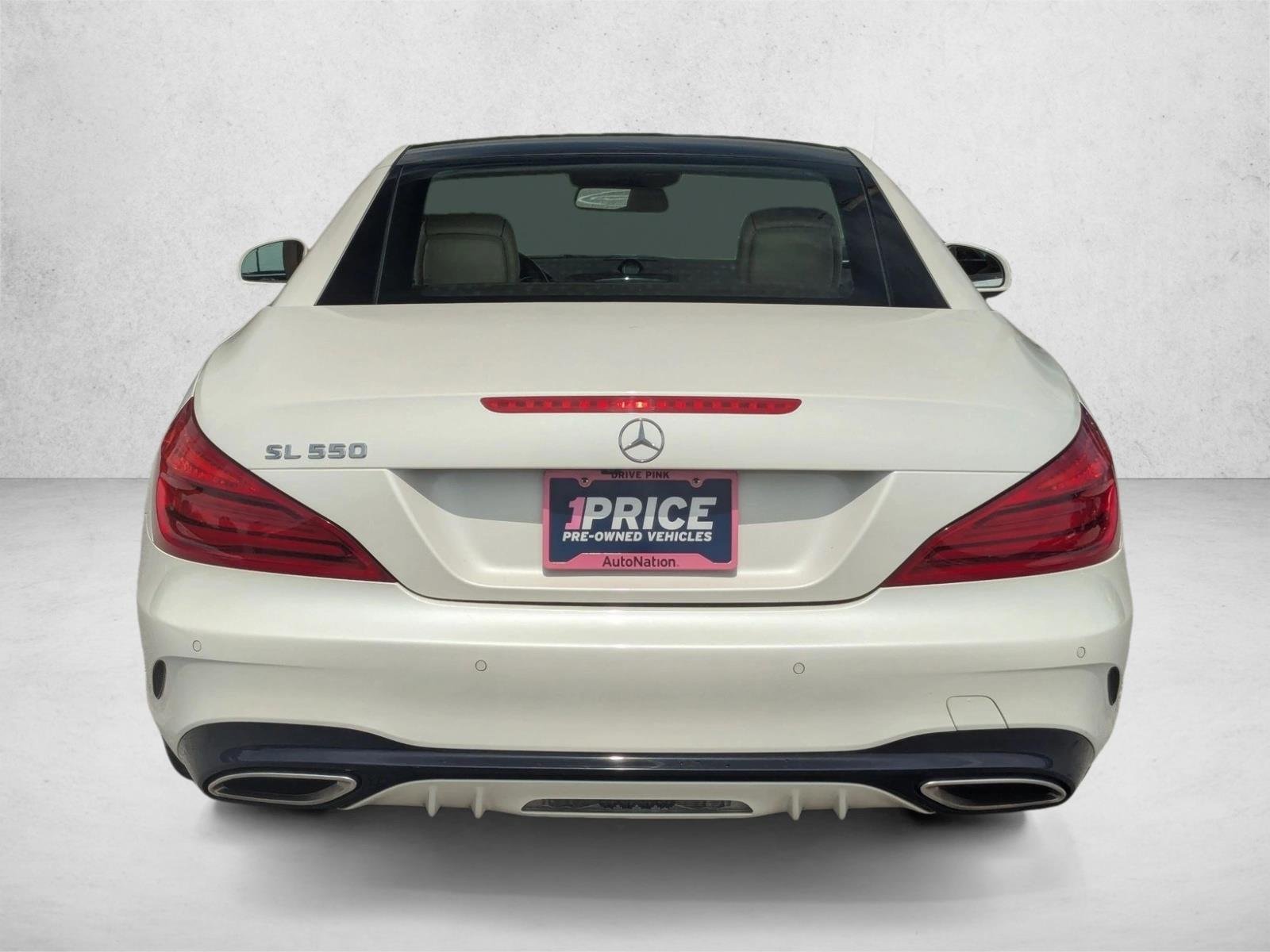 Used 2019 Designo Diamond White Metallic Mercedes-Benz SL 550 image 7