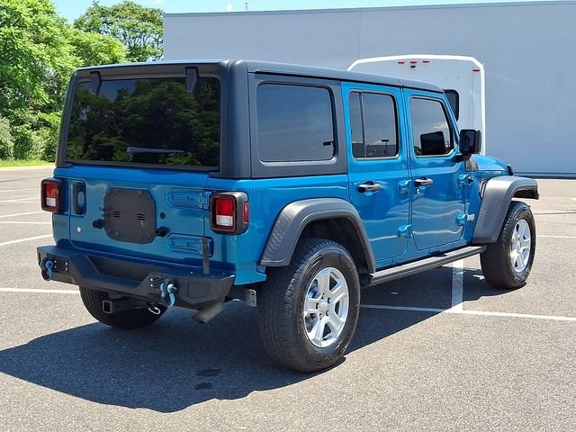 Used 2020 Teal Jeep Unlimited Sport S image 7