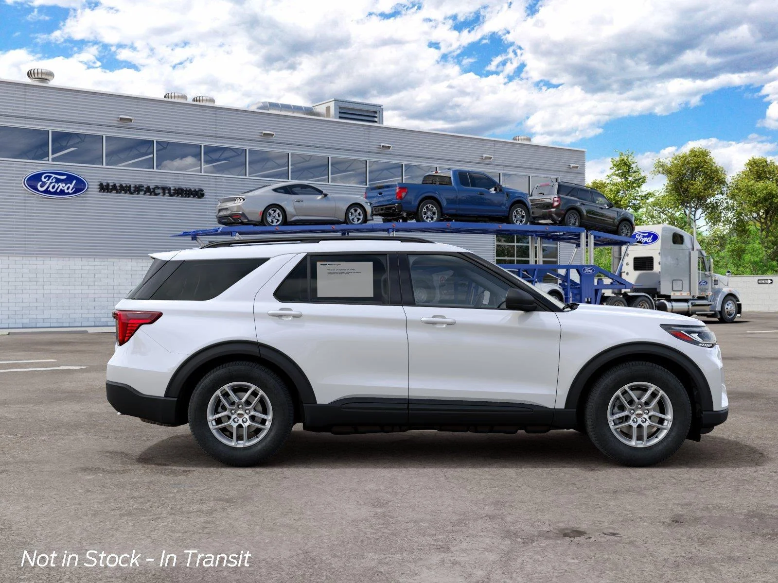 New 2027 Star White Metallic Tri-Coat FORD Active image 8
