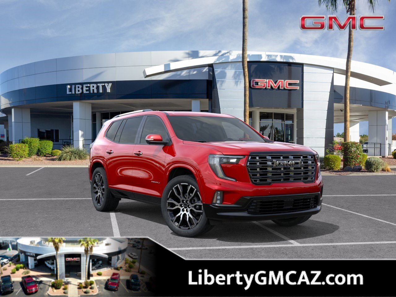 New 2026 Volcanic Red Tintcoat GMC Denali Ultimate image 1