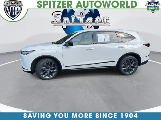 Used 2023 Platinum White Pearl Acura SH-AWD with A-Spec Package image 6