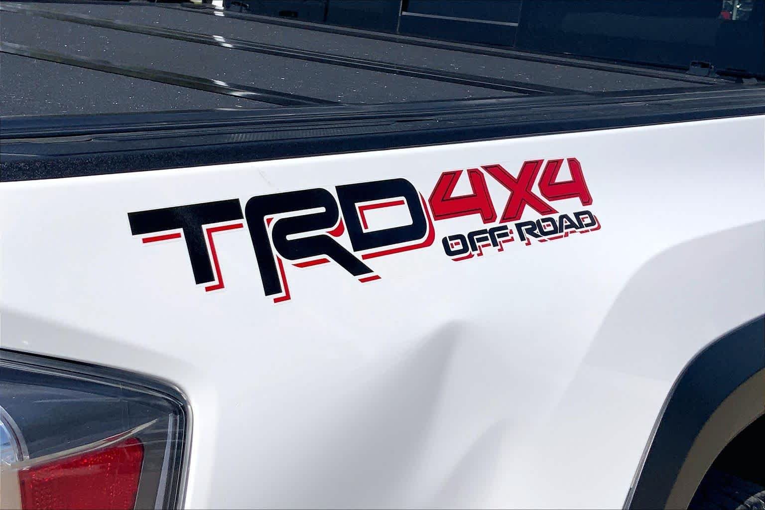 Certified Used 2021 Super White Toyota TRD Off Road image 10