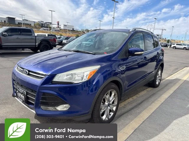 Used 2014 Blue Ford Titanium image 3