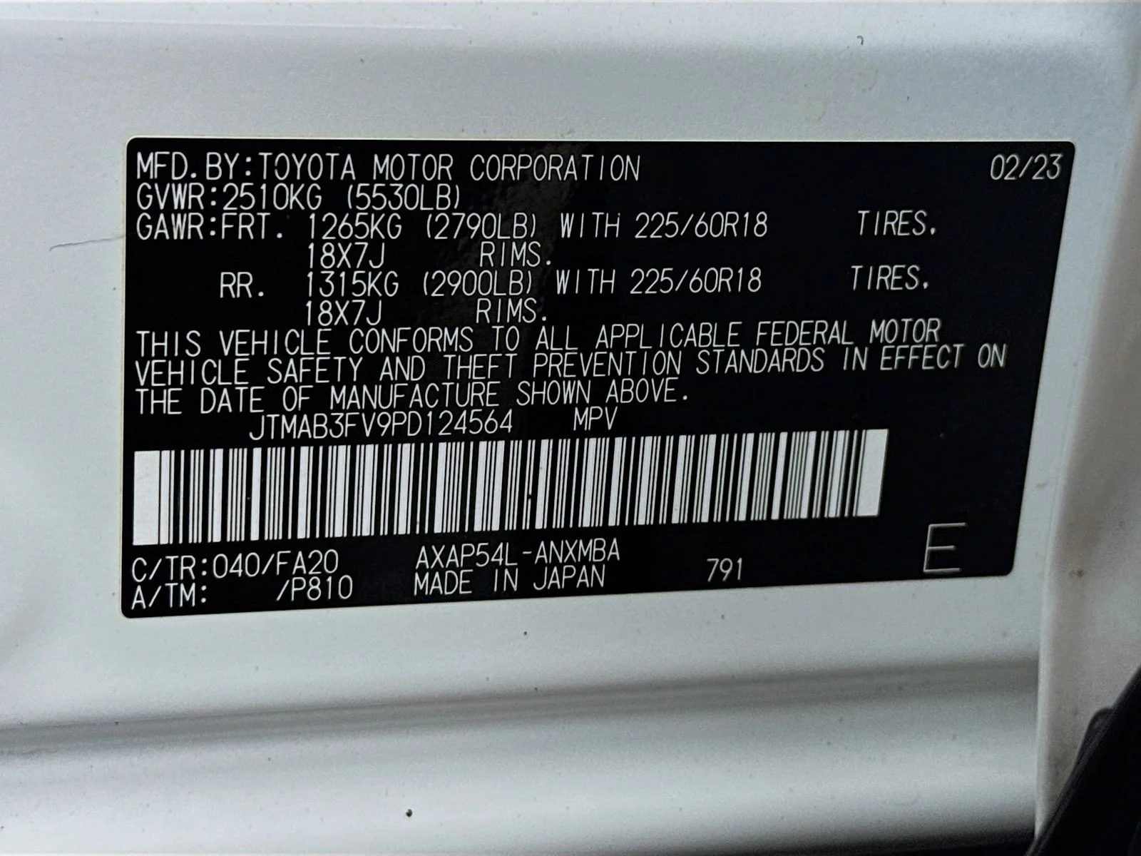 Used 2023 White Toyota SE image 31
