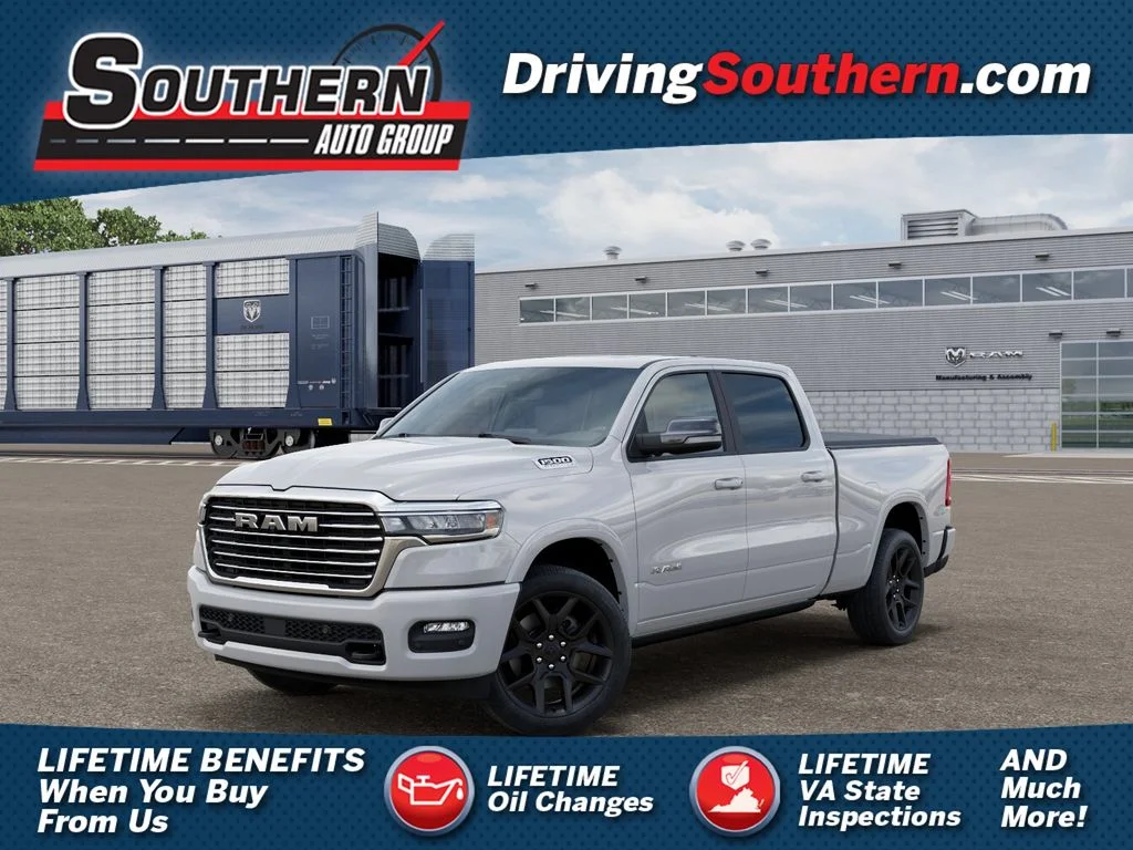 New 2026 Bright White Clear-Coat Exterior Paint RAM Laramie image 1