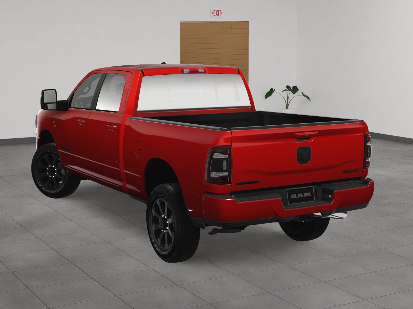 New 2024 Flame Red Clear-Coat Exterior Paint Ram Big Horn image 32