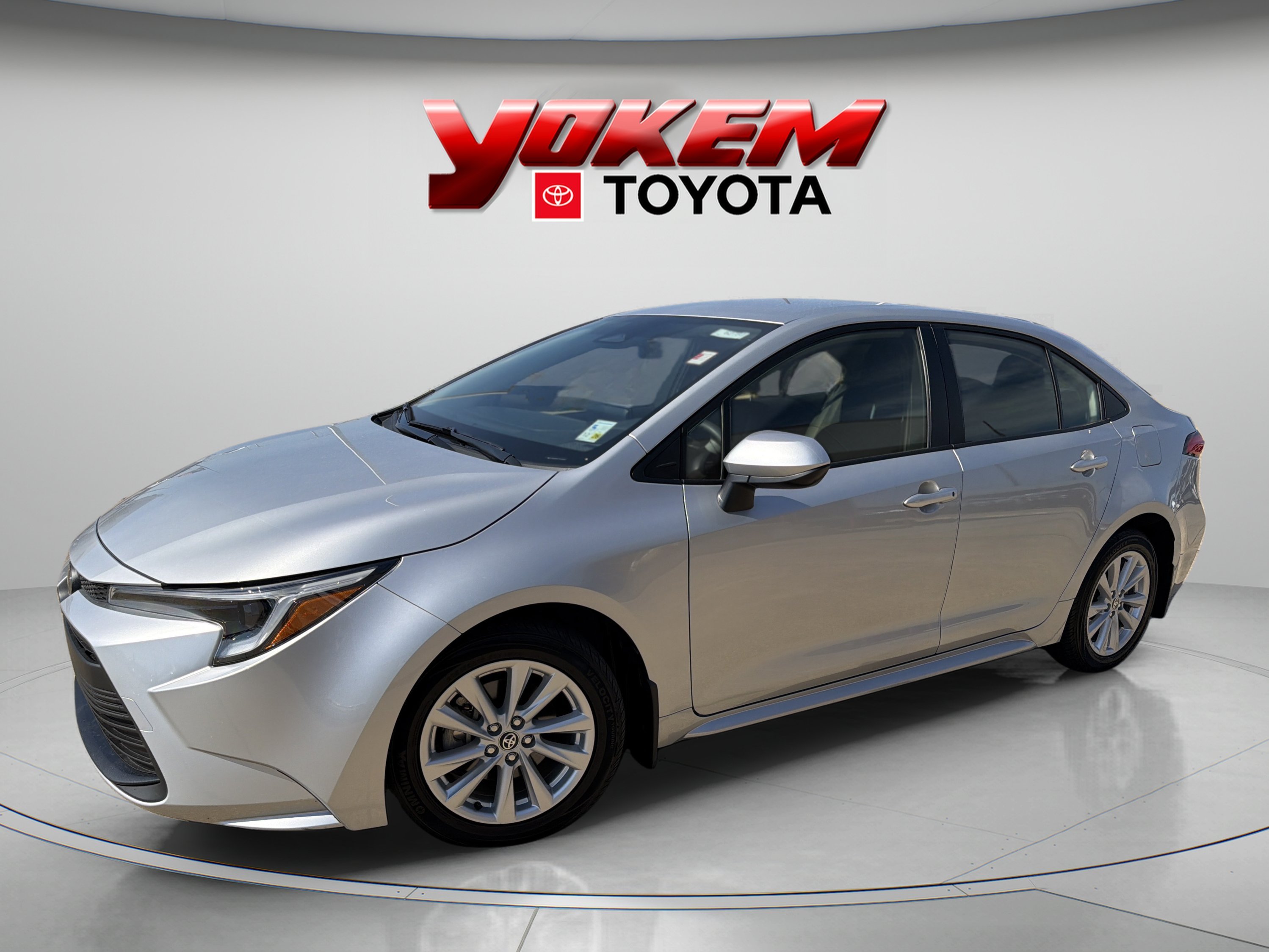 Certified Used 2026 Classic Silver Metallic Toyota Hybrid LE image 1