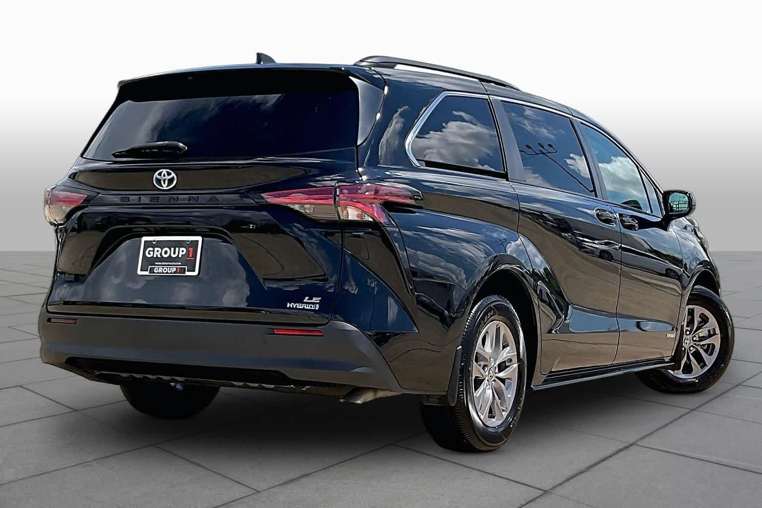 Certified Used 2021 Midnight Black Metallic Toyota LE image 11