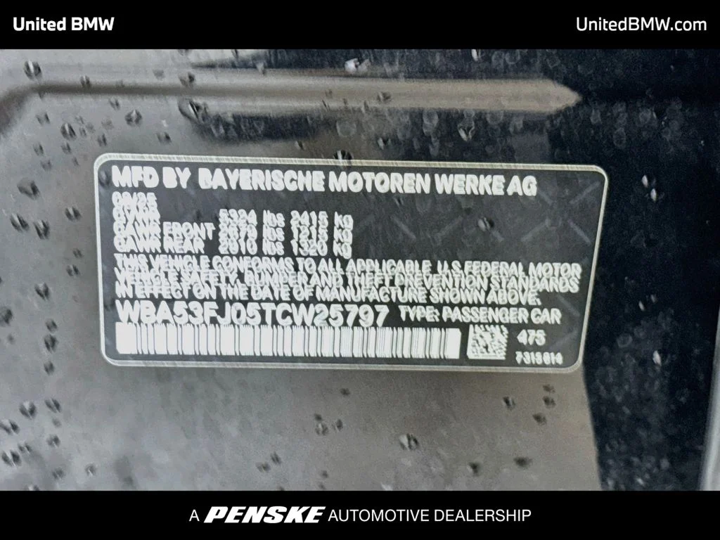 Certified Used 2026 Black Sapphire Metallic BMW 530i xDrive image 15