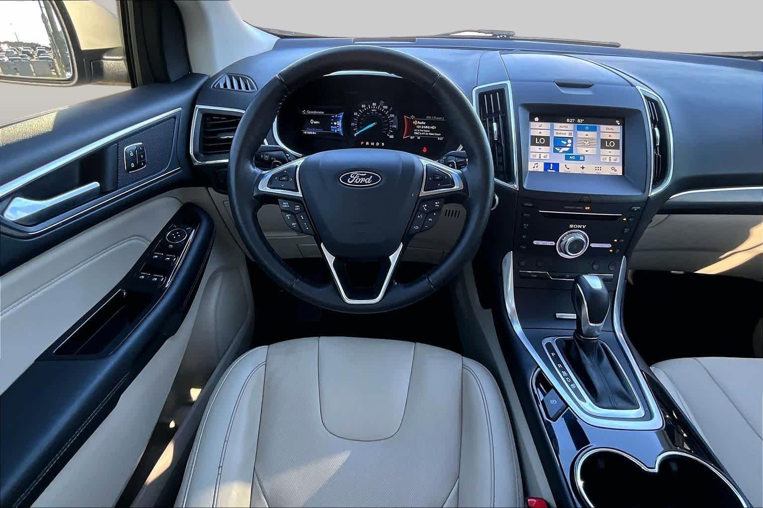 Used 2018 White Platinum Metallic Tri-Coat Ford Titanium image 6