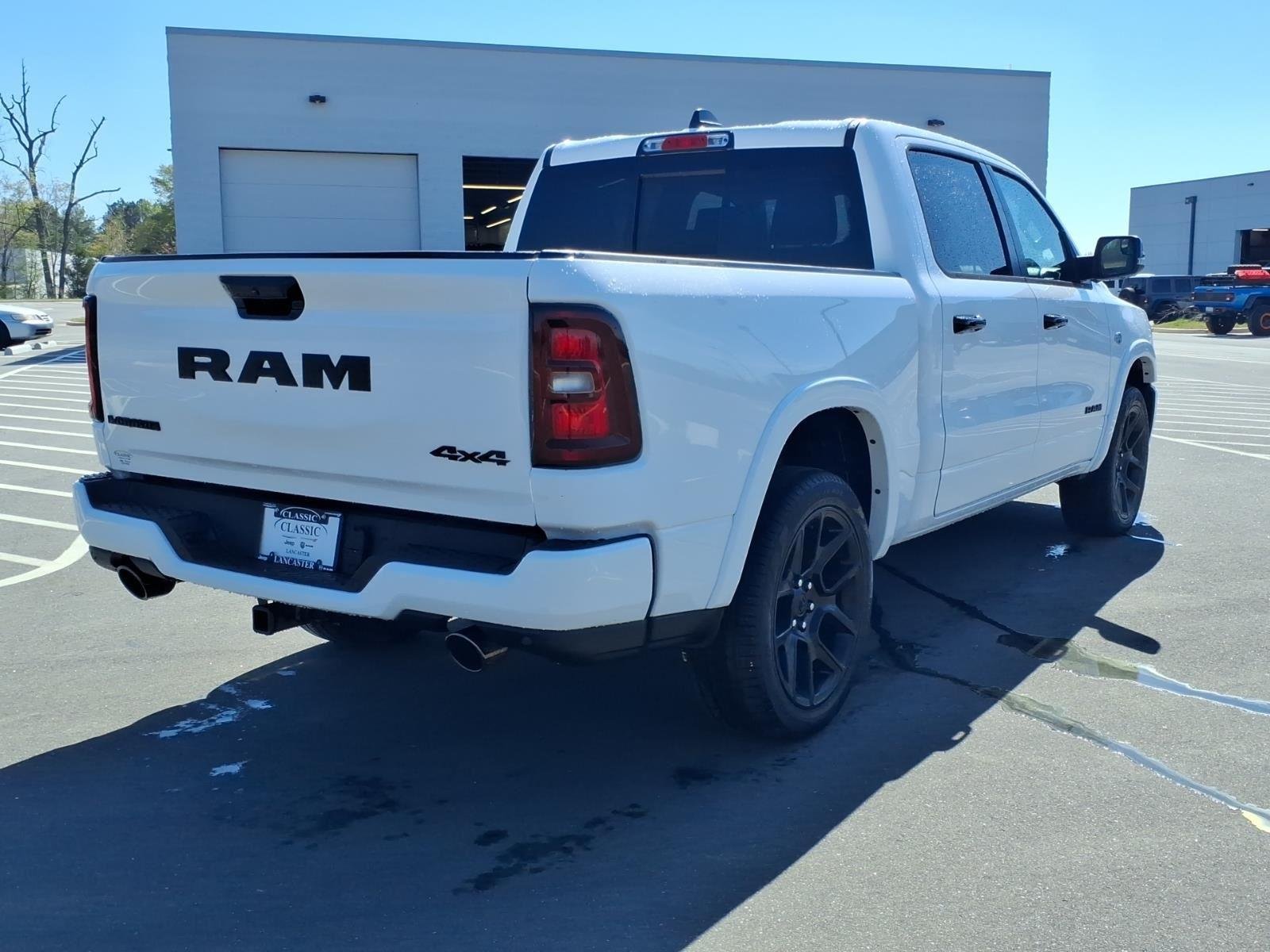 New 2026 Bright White Clear-Coat Exterior Paint RAM Laramie image 2