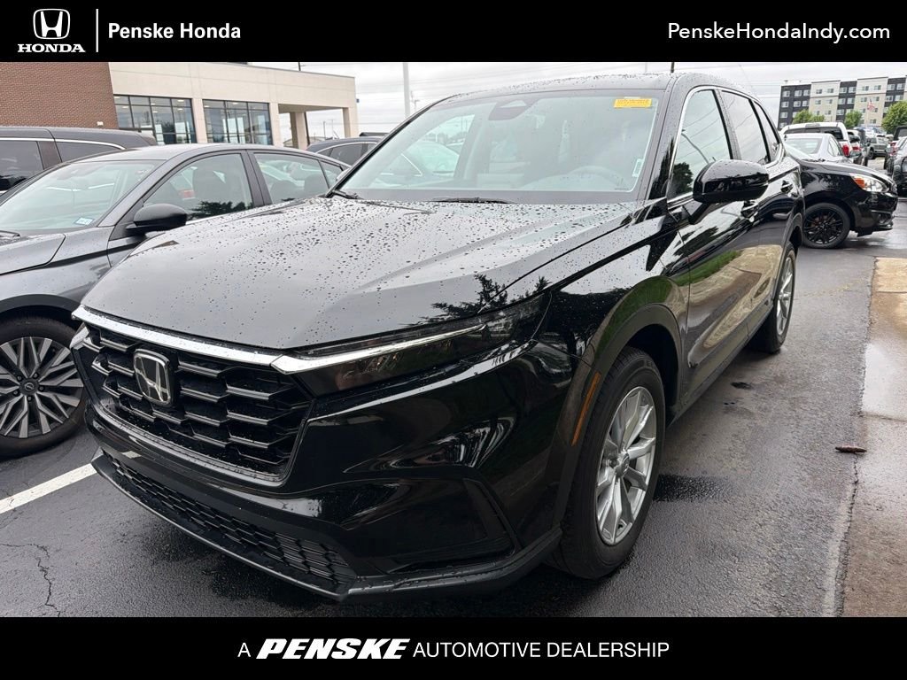 Certified Used 2024 Crystal Black Pearl Honda EX image 1