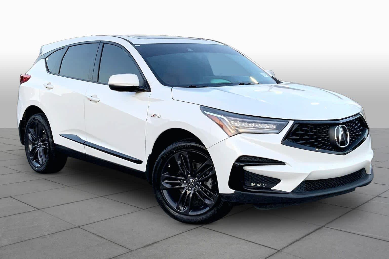 Used 2021 Platinum White Pearl Acura w/A-Spec Package image 3