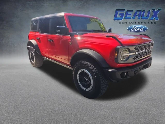 Used 2023 Red Ford Badlands image 1
