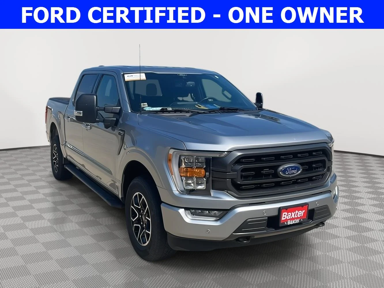 Certified Used 2022 Iconic Silver Ford XLT image 1