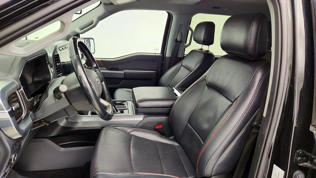Used 2022 Agate Black Metallic Ford LARIAT 4WD SuperCrew 5.5