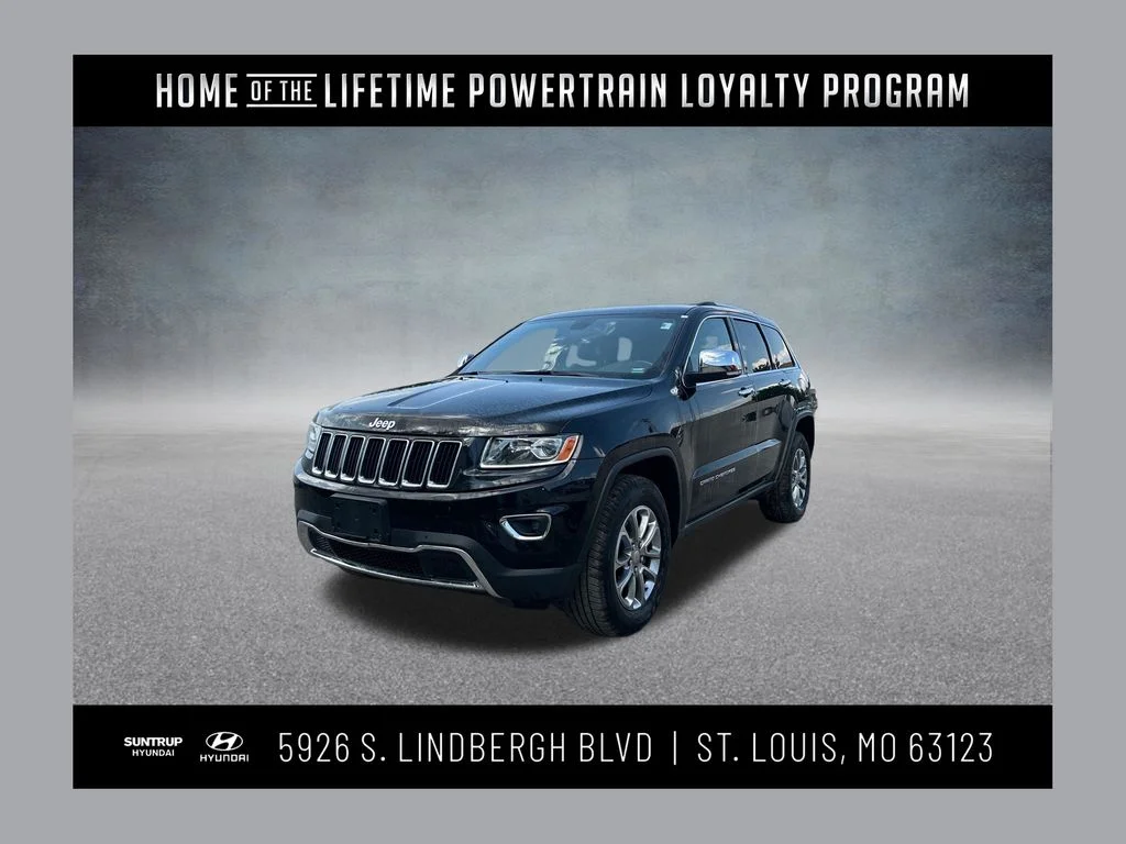 Used 2014 Brilliant Black Crystal Pearlcoat Jeep Limited image 1